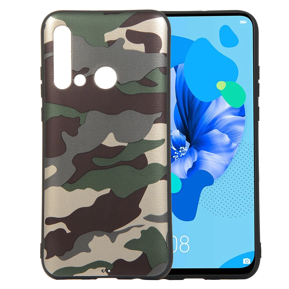 Ретро Армейский Камуфляж чехол для телефона huawei P20 lite 2019 Nova 5 5i Pro P30 Honor 8X 10i Y6 Y9