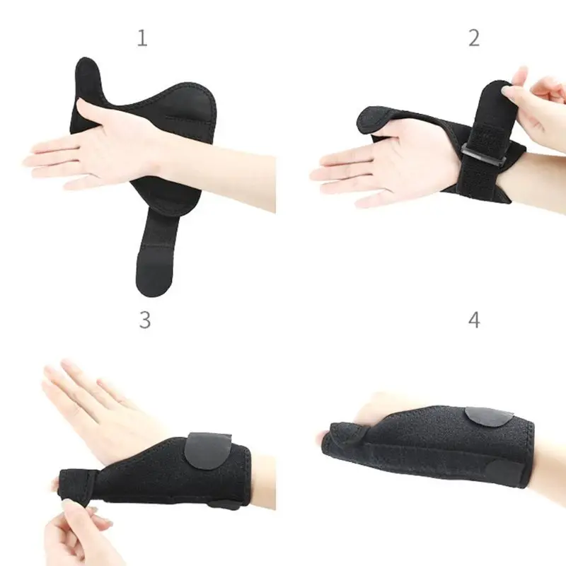 Регулируемый компрессионный стабилизатор для большого пальца шарнирная