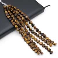 natural stone scattered beads heart shape tiger eye spacer bead for jewelry making diy necklace bracelet accessories