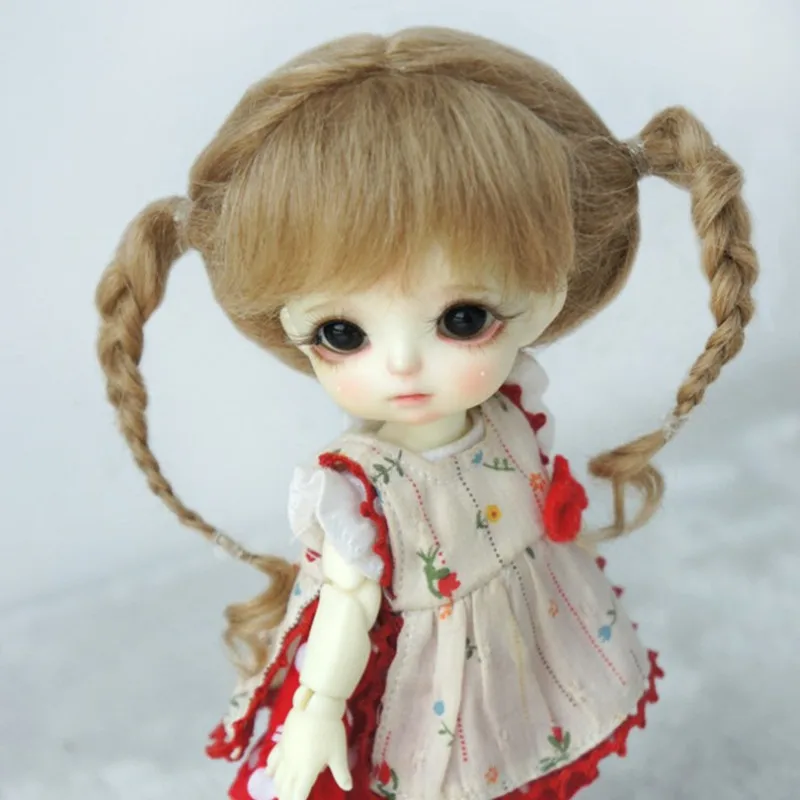 Аксессуары для шарнирных кукол парик светильник-коричневый цвет lati yosd | Игрушки и