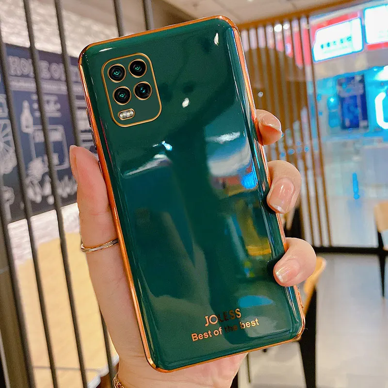 Luxury Silicone Case For Xiaomi Mi10 Lite phone Case For Xiaomi mi10 Pro Cover Shockproof Stand Holder Case Xiaomi Mi 10 Lite