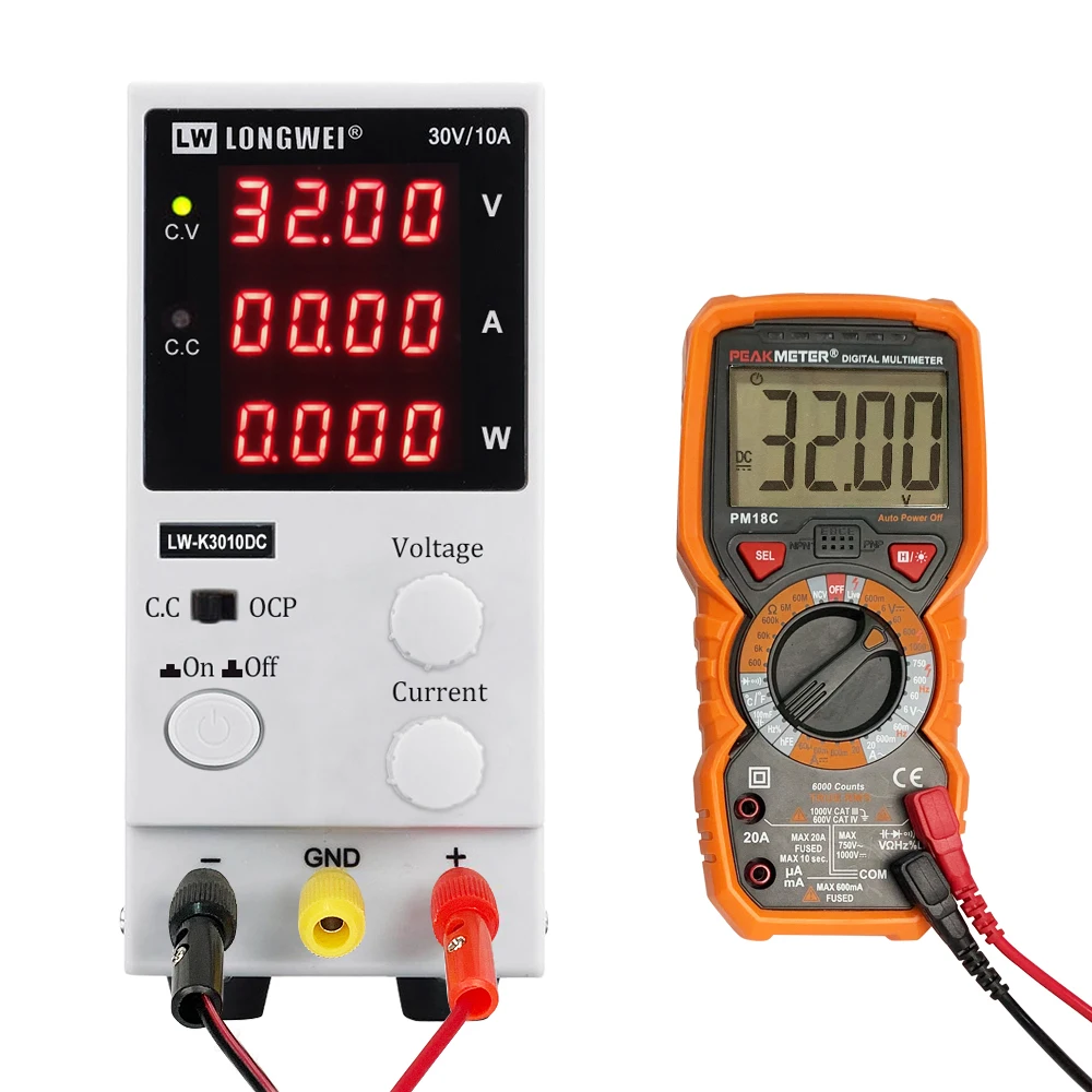 LW-K3010DC DC Питание 30V 10A регулируемый постоянный ток перегрузки по току защиты 4