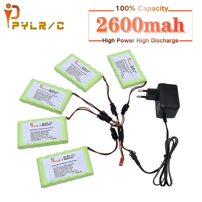 Аккумулятор и зарядное устройство Ni-NH для радиоуправляемых игрушек автомобилей