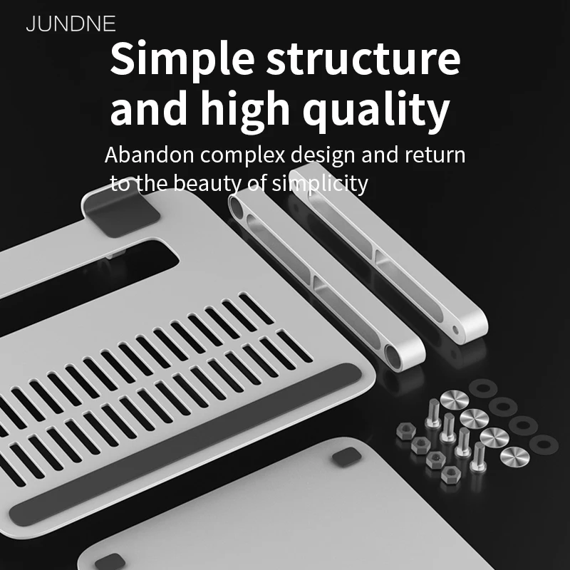 

Liftable Laptop Stand Foldable Aluminum Alloy Notebook Stand Non-slip Hollow Heat Dissipation Laptop Accessories For Macbook Pro