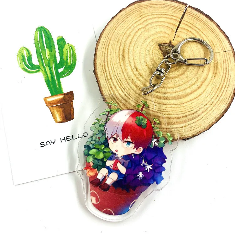 Мой герой academic фигурка игрушка акриловый брелок мидория изуку Bakugou катсуки Todoroki Shoto симпатичный брелок для мальчиков