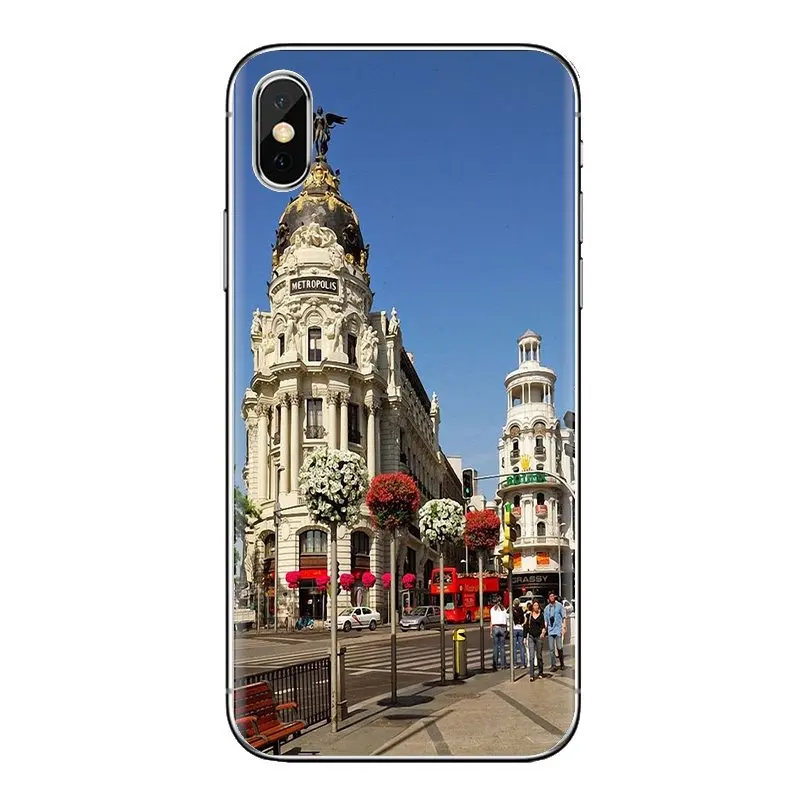 Soft Case Covers For Oneplus 3T 5T 6T Nokia 2 3 5 6 8 9 230 3310 2.1 3.1 5.1 7 Plus 2017 2018 Cibeles fountain Madrid Spain city |