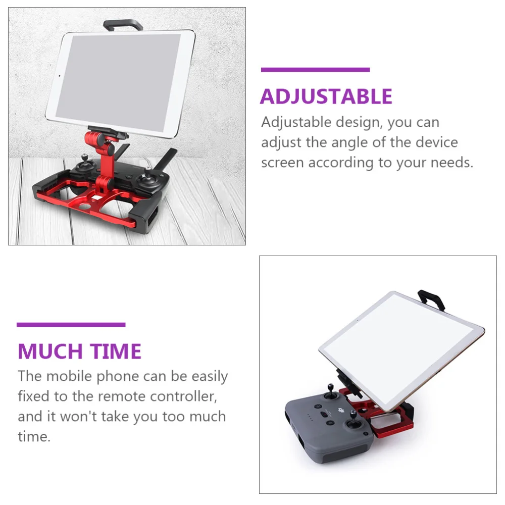 

Aluminum Alloy Drone Remote Controller Useful Phone Bracket with Lanyard
