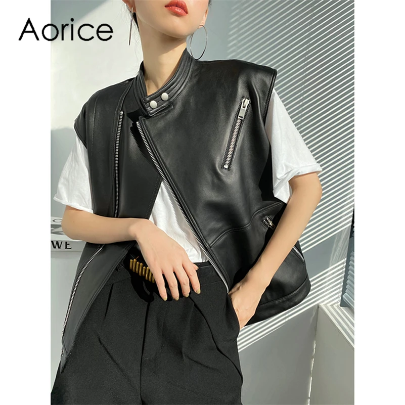 Куртка женская из натуральной овечьей кожи, весенняя, 2021