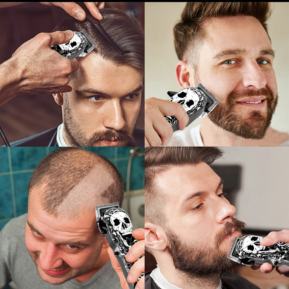 surker electric hair trimmer SK-309 rechargeable clipper oil head haircut machine beard | Бытовая техника