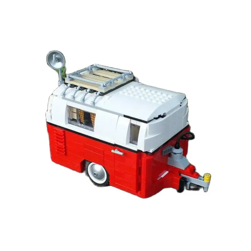 899 шт./лот MOC-RV кемпинг трейлер для 10220 VW T1 автобусные строительные блоки модель
