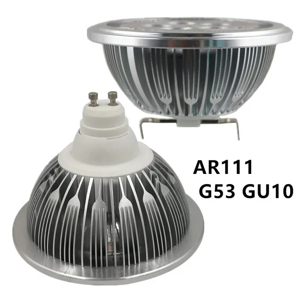 12W GU10 E27 AR111 LED прожекторная лампа 110V 220V теплый белый натуральный охлажденный для декоративного освещения в магазинах одежды.