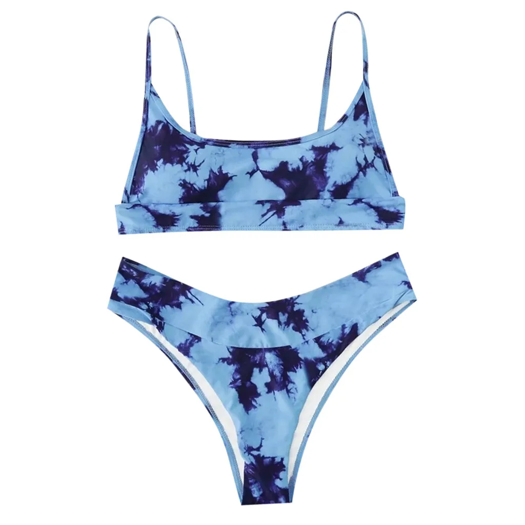 Сексуальное бикини женский купальник с эффектом пуш ап принтом бразильский