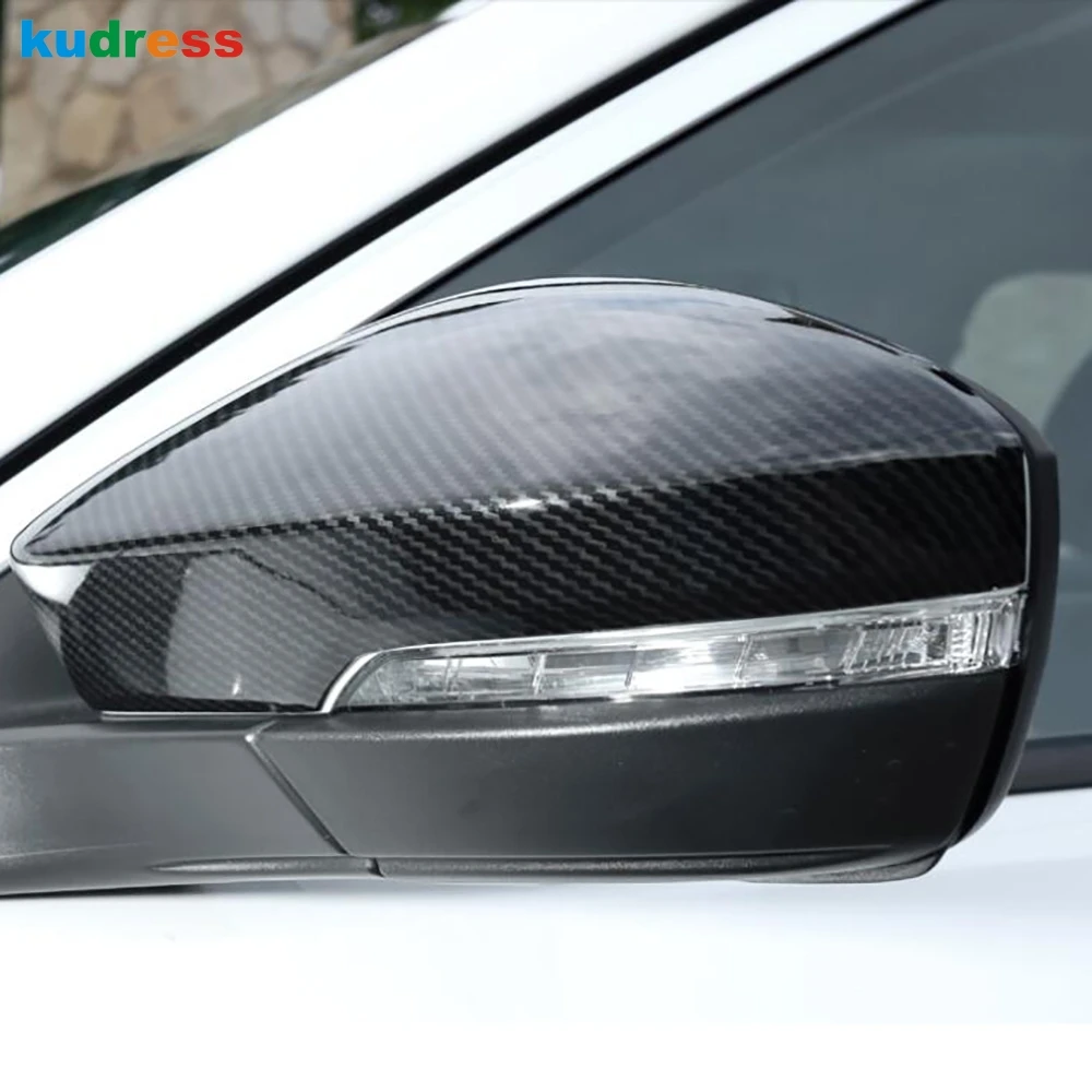Для VW Volkswagen T-ROC TROC 2017 2018 2019 углеродного волокна Боковая дверь Зеркало заднего вида