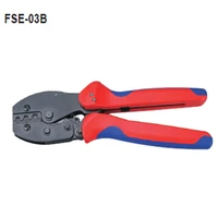 high quality non insulated tabs and receptacles mini european style electrical ratcheting pliers set fse 03b fse 03bc
