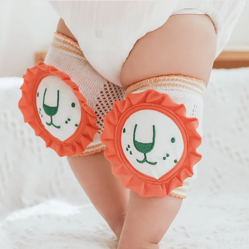

1 Pair Baby Knee Pad Mesh Knee Pads Baby Kids Safety Crawling Elbow Cushion Anti Slip Kneecaps Infant Crawling Elbow Cushion