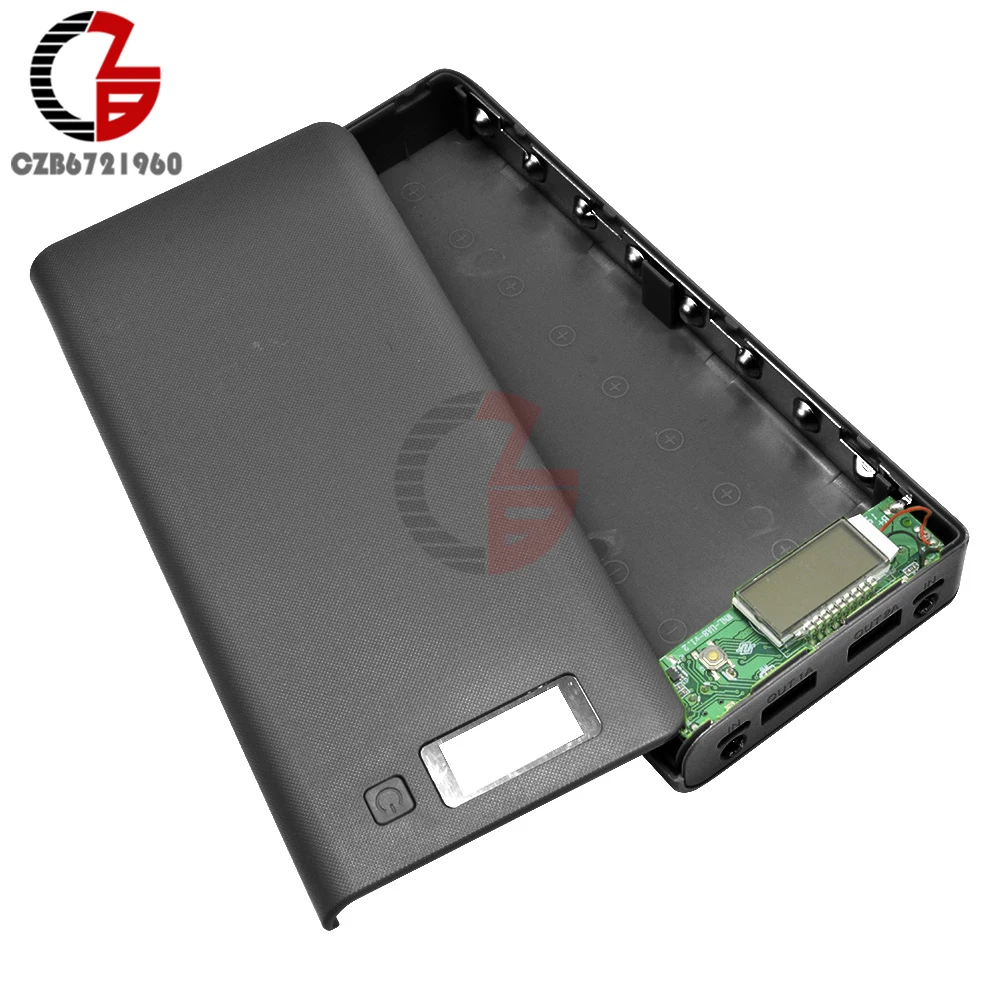 Корпус внешнего аккумулятора 5 В 2 разъема USB 8*18650 корпус для бокс хранения сделай