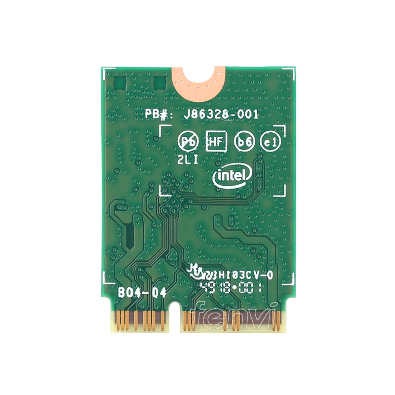 Двухдиапазонный беспроводной адаптер WLAN Wi-Fi 2400 Мбит/с для Intel AX201 NGFF AX201NGW 6 M.2 Key E