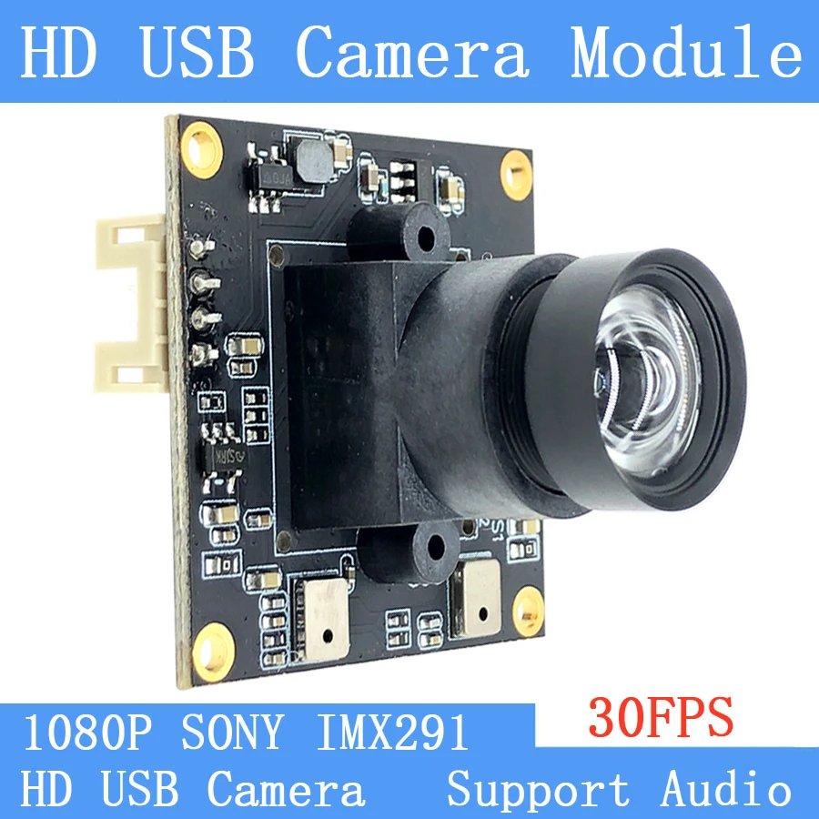 Plug and play не искажений HD 1080P USB веб камеры Star светильник Низкая освещенность Sony IMX291