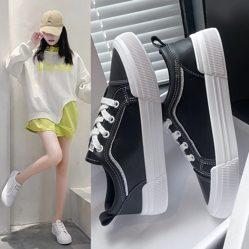 

2021 Summer Women Mesh Sneakers White Tennis Women Shoes Lace-up Female Platform Flats Casual Ladies Vulcanize Shoes