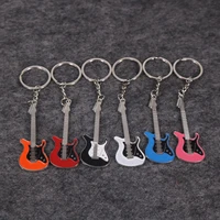 42piece guitar keychain creative design bass guitar musical instrument keychain gift fashion pendant
