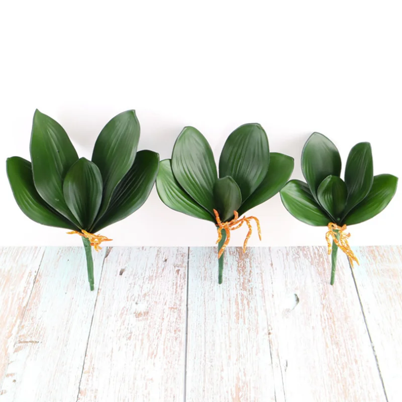 1 букет фаленопсис листья Кливия искусственные растения для свадебной вечеринки