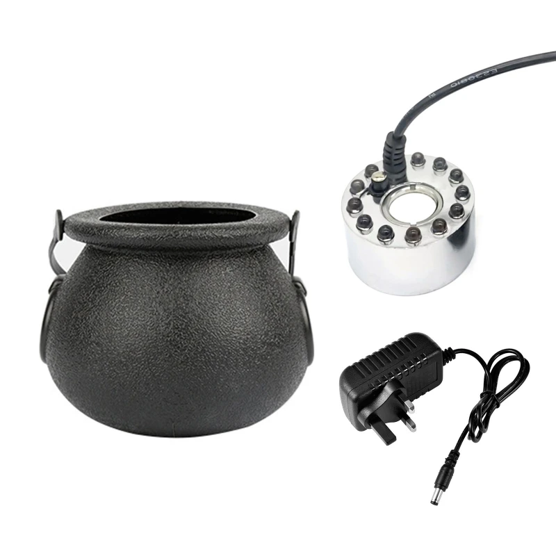 

B9HF Halloween Outdoor Lights, with Witch Cauldron and 12 Color Changing LED Light