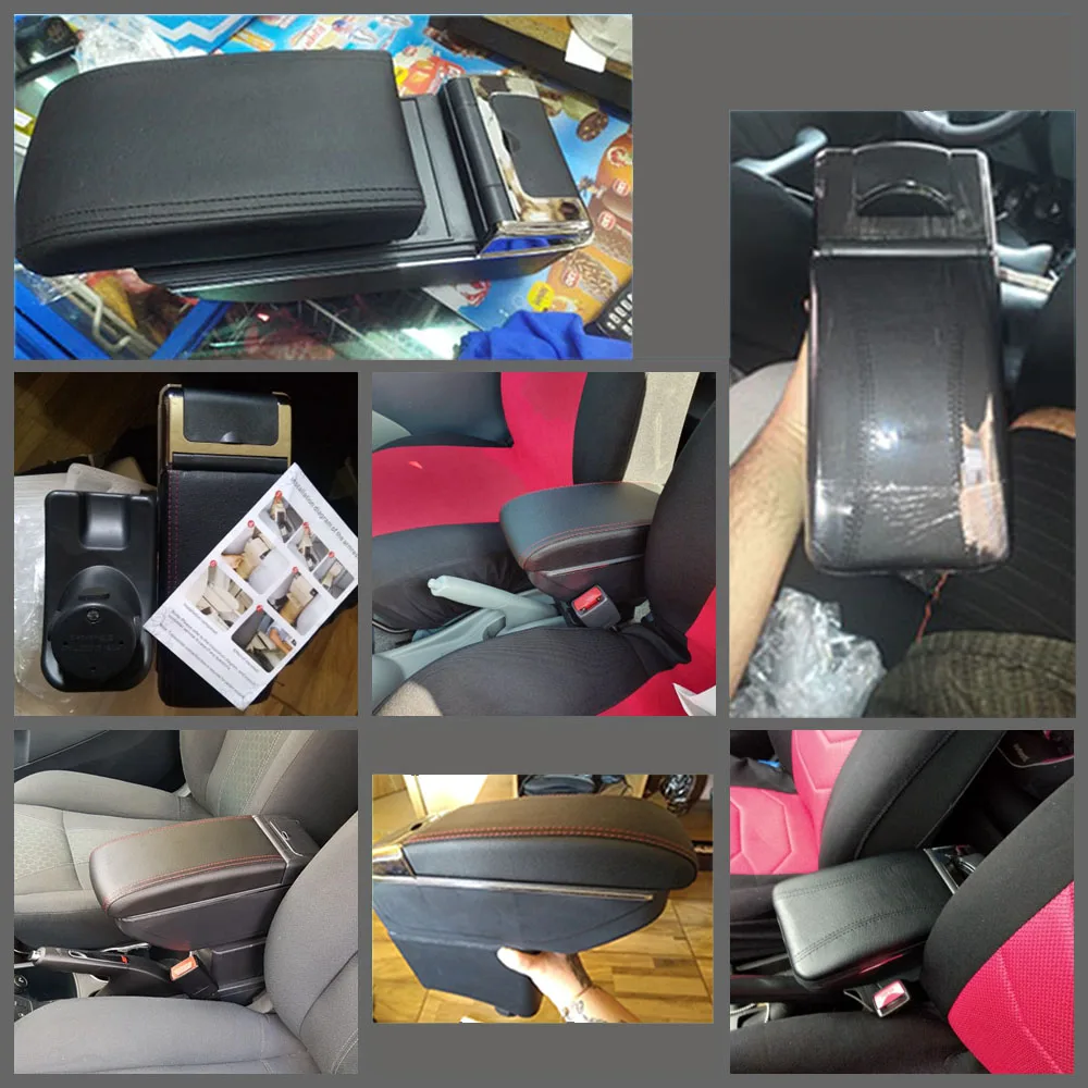 Подлокотник коробка для Renault DACIA Sandero Logan рено логан подлокотник для авто зарядка через usb увеличивает двухслойный центральный магазин содержание пепельницы в автомобильных аксессуарах