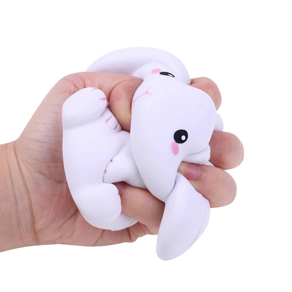 

Cute Toys Furry Squishies Squeeze Squishies Adorable Rabbit Slow Rising Cream Squeeze Scented Stress Relief Toys