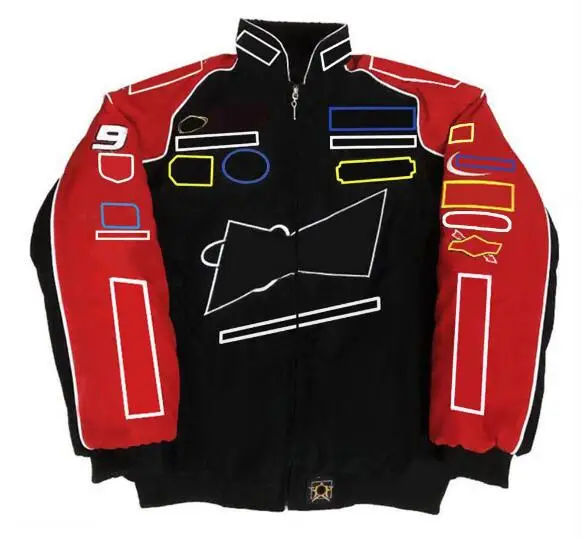 

F1 Formula One racing suit Fully embroidered F1 team cotton padded jacket