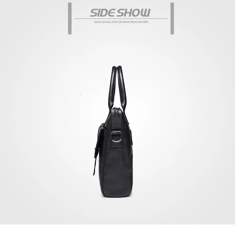 Модный мужской портфель s сумки мужские деловые сумки для ноутбуков черная сумка из искусственной кожи для мужчин портфель Сумка Bolso Hombre sac