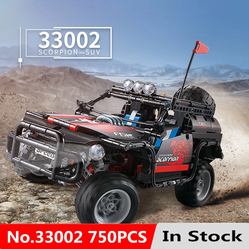 Серия Technic экстремальный Скорпион 750 шт. Модель гоночного автомобиля