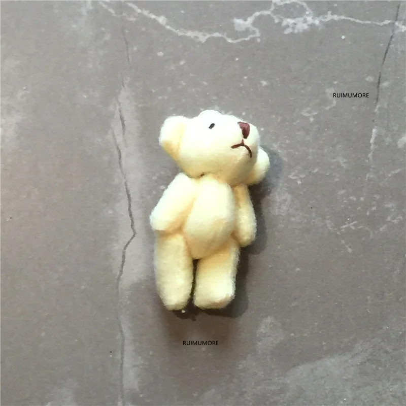 3 4 см маленькими аксессуарами игрушечного медведя плюшевые игрушки куклы одежда