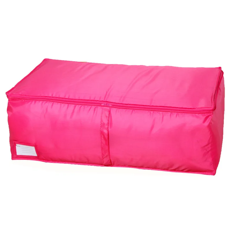 Hot Non-woven Fabric Storage Bags for Quilt Folding Clothes Storage Organizer for Clothing XS-XXL Quilt Pillow Blanket Storage - Цвет: L rose
