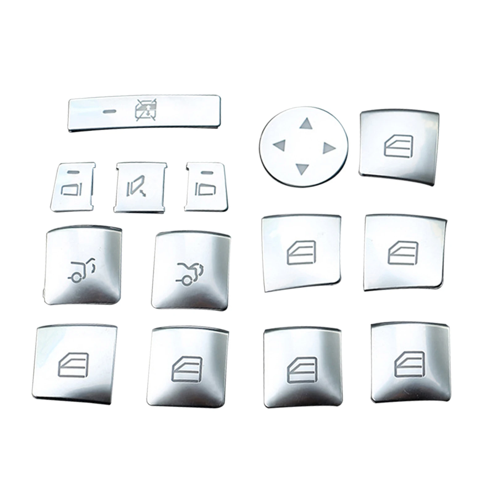 Стикер на автомобильные Кнопки 14 шт./компл. Модные Простые в установке ABS