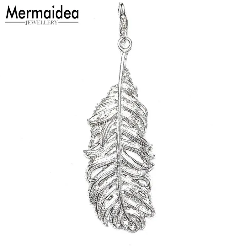 Кулон с перьями 2020 Новый Модный Ювелирный Стиль ювелирное изделие посеребренный