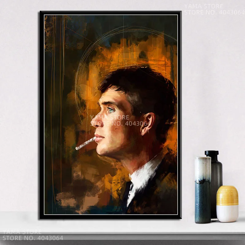 J183 Томас Шелби Cillian Мерфи из фильма Звезда Популярная ТВ-серия подарок настенное