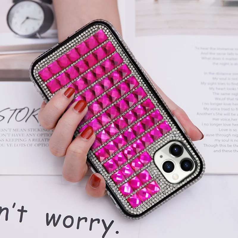 

Luxury Crystal Diamond Glitter Phone Case For iphone 11 12 Pro X XR XS Max Silicone Bling Cover For iphone 6S 6 7 8 Plus Cases