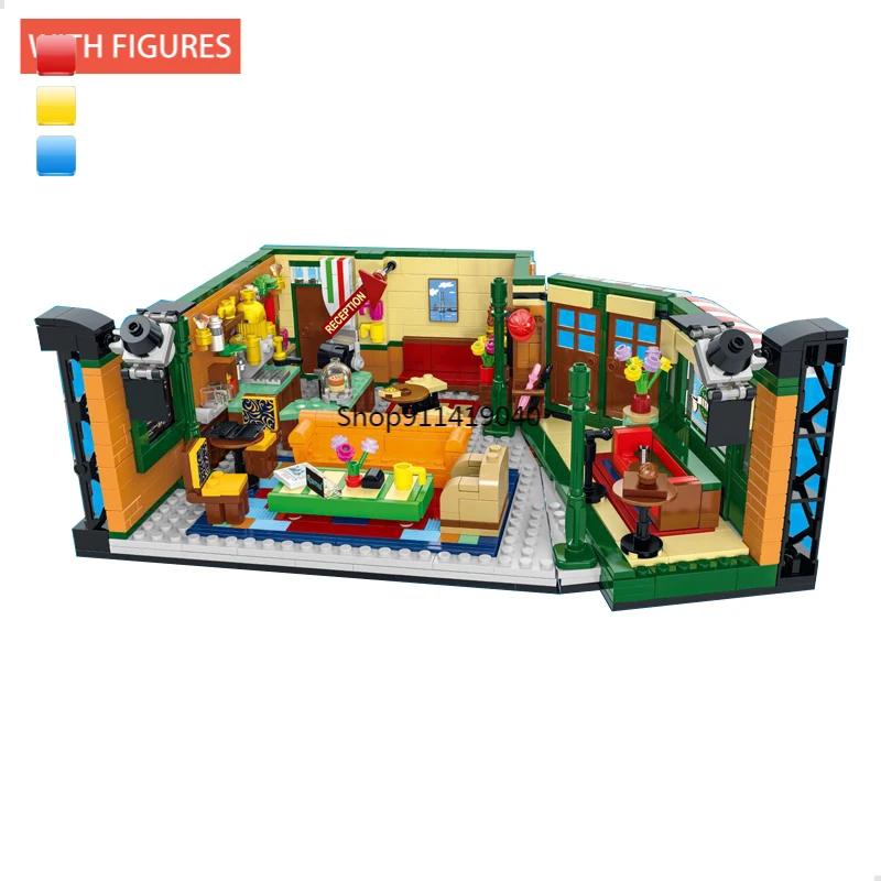 

In Stock New Classic TV Series American Drama Friends Central Perk Cafe Model Building Block Figures Brick 21319 Toy Gift Kid
