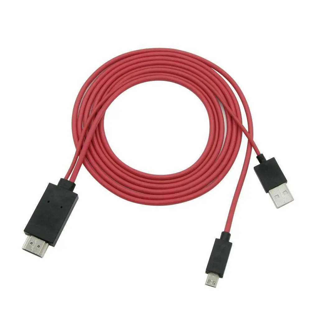 6 5 футов MHL Micro-USB к H &amp DMI-адаптер конвертер кабель 1080P HDTV для Android устройств Samsung Galaxy