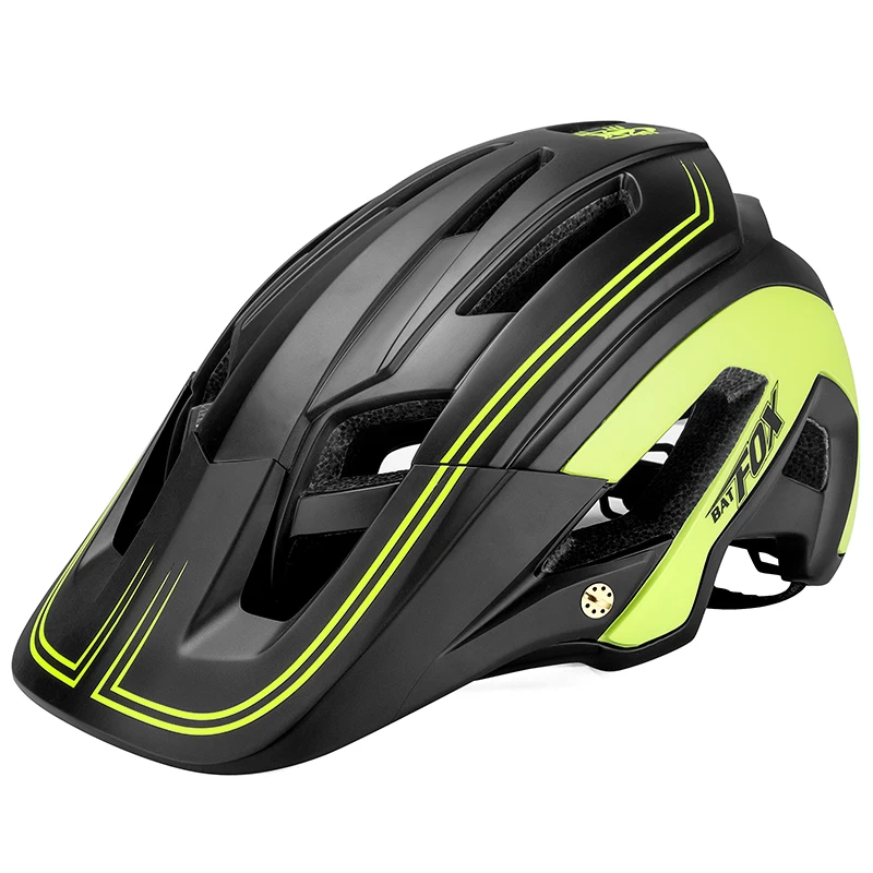 BATFOX мужской велосипедный шлем черный зеленый велосипедные шлемы MTB дорожный