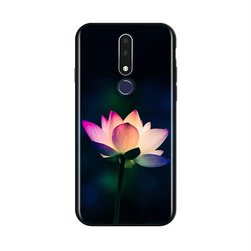 Beauty Floral Rose for OPPO Realme C2 2 A31 A5 A7 F15 F11 F9 F7 F5 R17 R15 R9S K5 K3 Pro 2020 2018 Black Phone Case