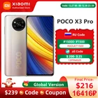 Смартфон POCO X3 Pro 6 ГБ 128 ГБ8 ГБ 256 ГБ Snapdragon 860 6,67 дюйма 120 Гц 33 Вт Быстрая зарядка камера искусственного интеллекта 5160 мАч