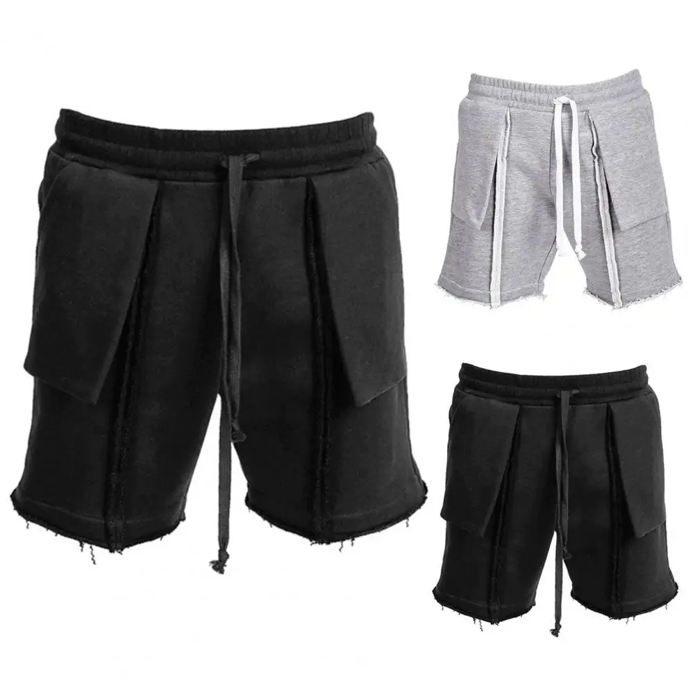 

Summer Men Shorts Sportswear pockets Knee-length Trendy Men Sport Shorts Street Style Basketball Playing 2021 ropa hombre