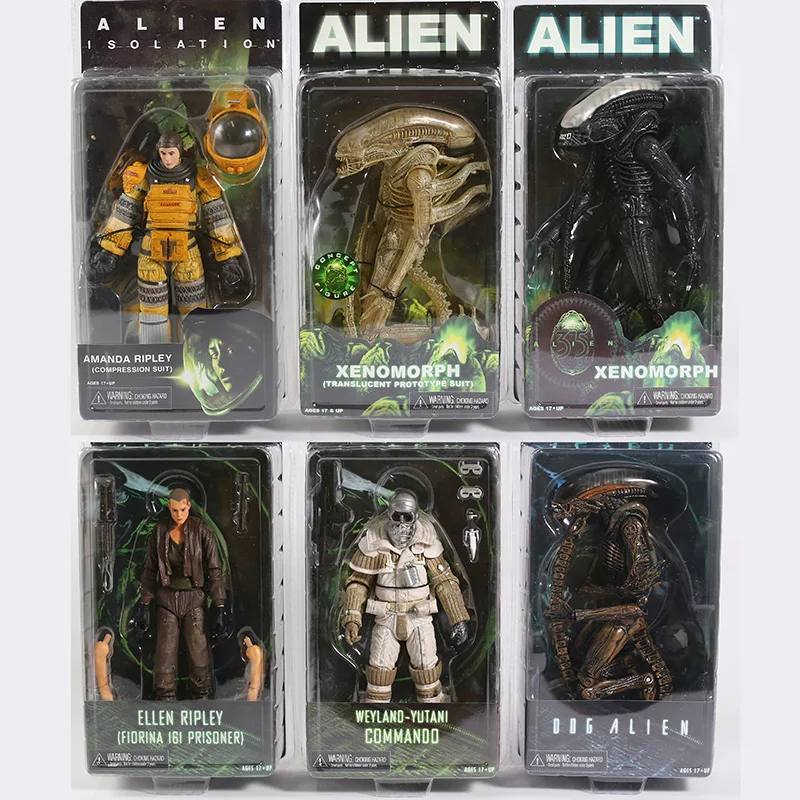 Инопланетянин NECA Xenomorph Воин собака чужой Эллен Рипли Вейланд Yutani епископ