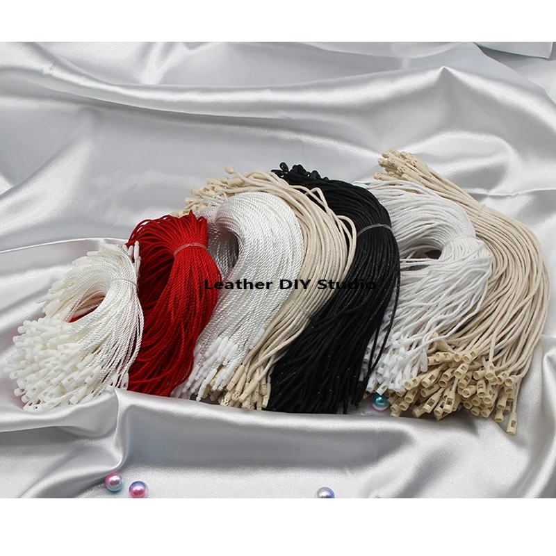 300 шт./лот пластиковая бирка ярлык белая бежевая черная подвесная полиэфирная