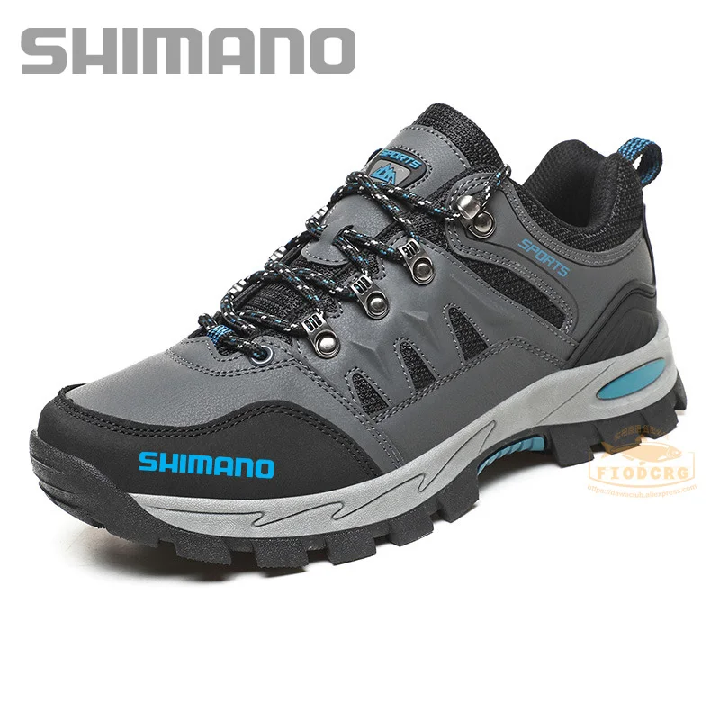 

Мужские походные туфли Shimano с низким верхом, нескользящая износостойкая спортивная обувь для пересеченной местности, большие размеры 39-48, О...