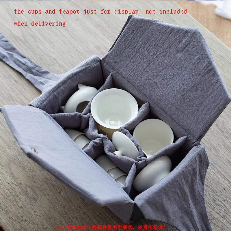 XMT-HOME для чайника Портативный Путешествия Крышка пустой мешок хранения чая