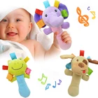 Детские игрушки для новорожденных, Мультяшные животные, Детские плюшевые погремушки, мобильный колокольчик, игрушка для младенцев, малышей, Игрушки для раннего развития, игрушки, игрушки для детей 0-12 месяцев