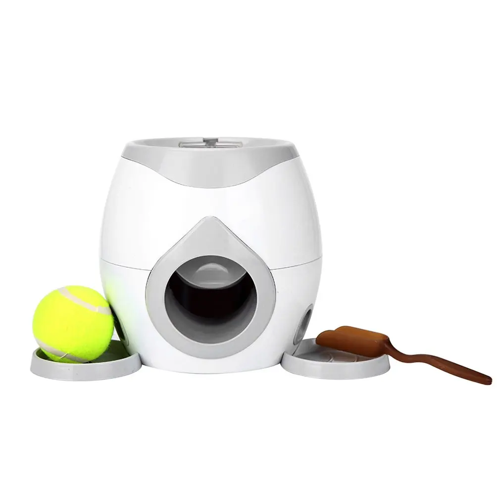 Pet Ball Launcher Toy Dog Tennis Food Reward Machine Thrower Interactive Treatment Slow Feeder Suitable For Cats And Dogs | Дом и сад