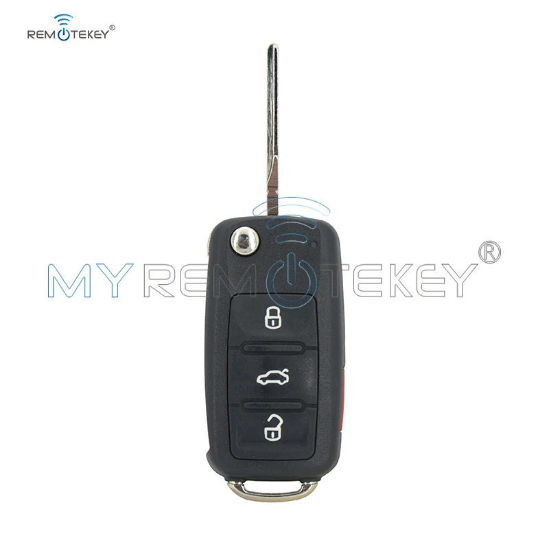 Remtekey 5K0837202R 315 МГц 3 кнопки Автомобильный Дистанционный ключ Nbg010180t для Vw Beetle Passat Jetta